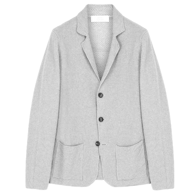Mid grey knitted jacket MAURO OTTAVIANI
