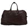 Dark brown leather "Tokio trolley" travelbag CAMPOMAGGI