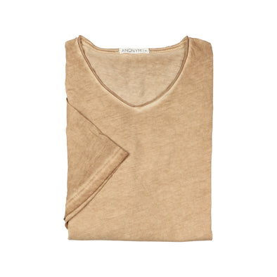 Beige vintage t-shirt ANONYM