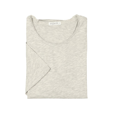 Light grey mottled t-shirt ANONYM