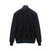 Dark Blue Suede Bomber SANNINO