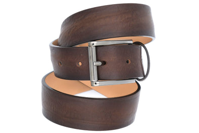 Dark brown leather JACOB COHEN belt