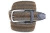Elastic Grey and brown VENETA CINTURE belt
