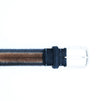 Elastic navy blue and brown VENETA CINTURE belt