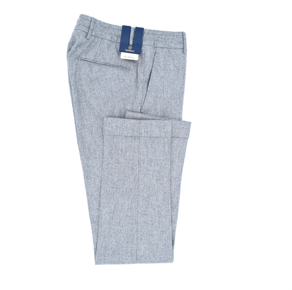 Light grey flanel sport trouser SANTANIELLO