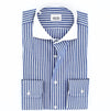 Mid blue with white stripes classic shirt ALESSANDRO GHERARDI