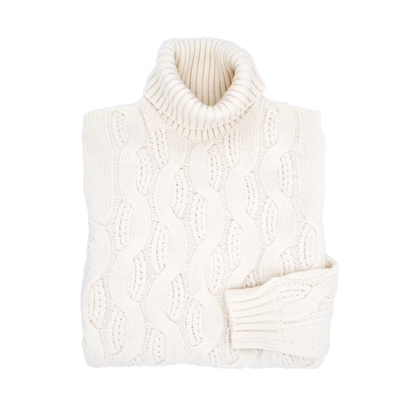 Off white turtle neck sweater FRADI