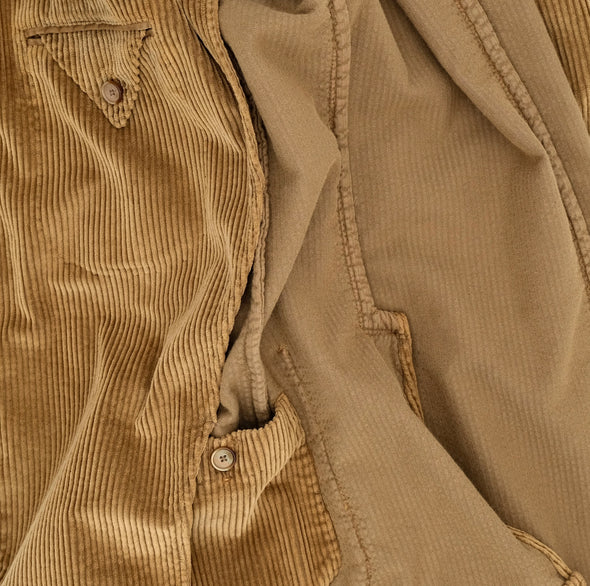 Camel "corduroy" sport Jacket SANTANIELLO