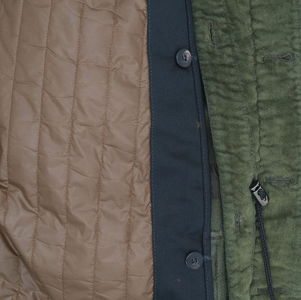 Green cotton "saharan" sport jacket SANTANIELLO