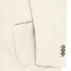 Off white cotton casual suit SANTANIELLO