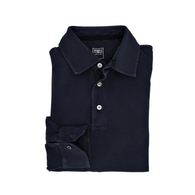 Navy blue polo FEDELI