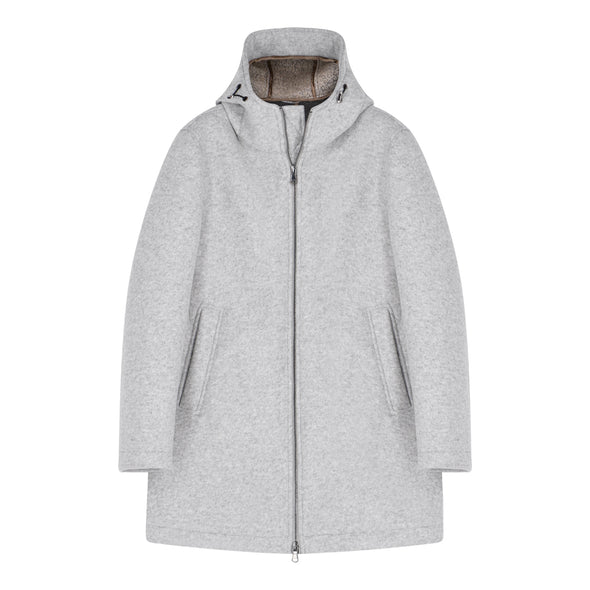 Light grey duffle coat FRADI