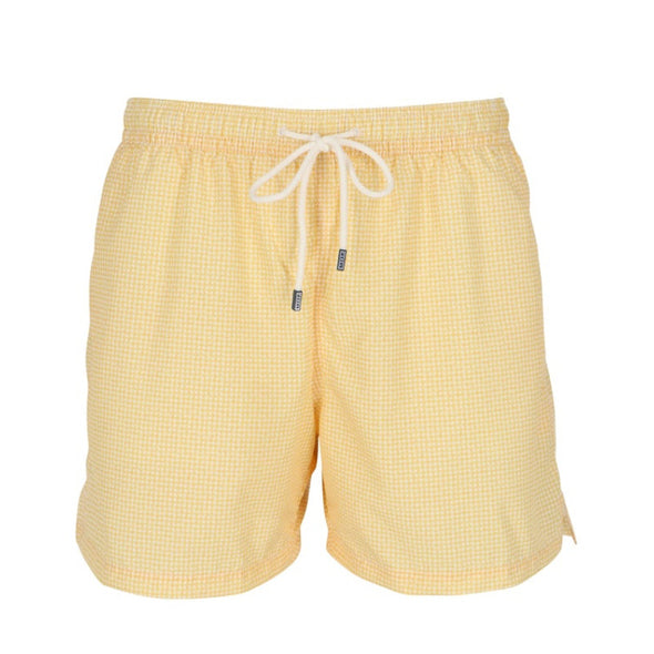 Yellow and white patterns swimwear FEDELI