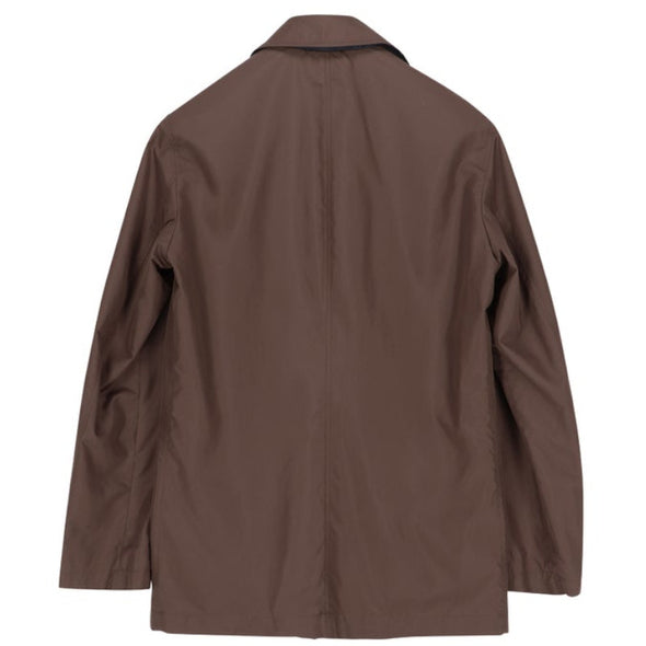 Dark brown reversible raincoat KIRED