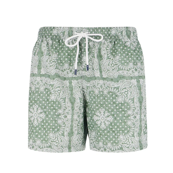 Green "Bandanna pattern" swimwear FEDELI