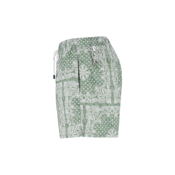 Green "Bandanna pattern" swimwear FEDELI