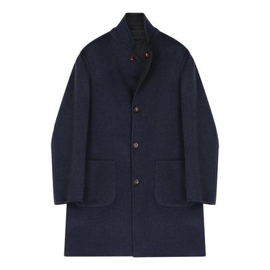 Anthracite and dark blue reversible coat KIRED