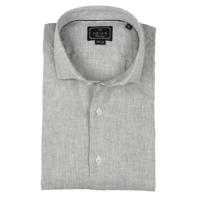 Light grey "Vintage" casual shirt ORIAN