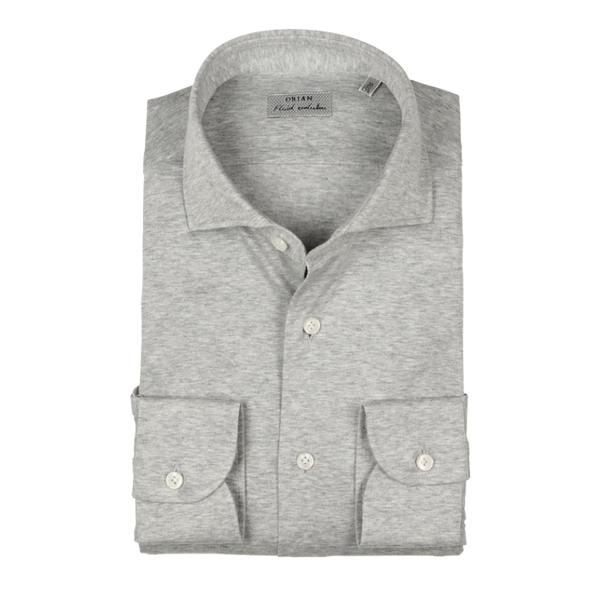 Light grey "Fluid Evolution" casual shirt ORIAN