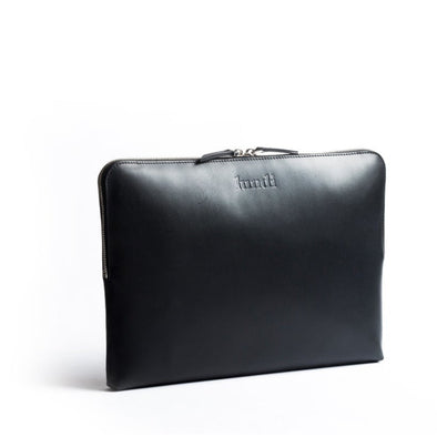 Laptop sleeve LUNDI Sandro black leather