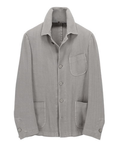 Mid grey "herringbones" sport jacket SANTANIELLO