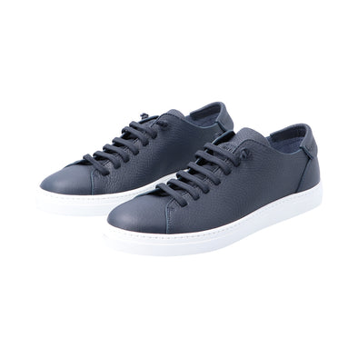 Dark blue leather sneakers FABIANO RICCI