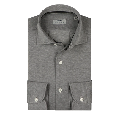 Grey "Fluid Evolution" casual shirt ORIAN