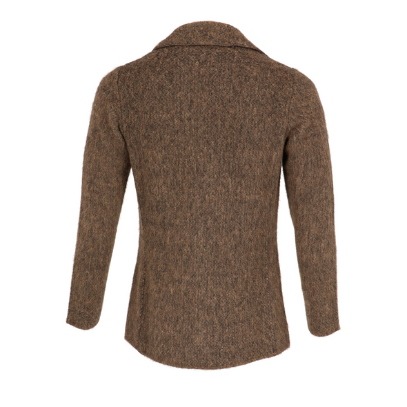 Brown Knitted jacket LARDINI