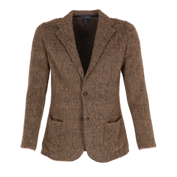 Brown Knitted jacket LARDINI