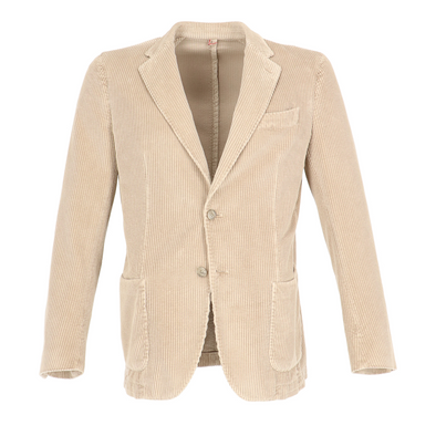 Light beige "corduroy" sport Jacket SANTANIELLO