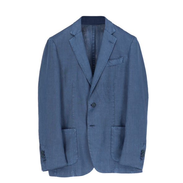 Mid blue sport jacket SANTANIELLO
