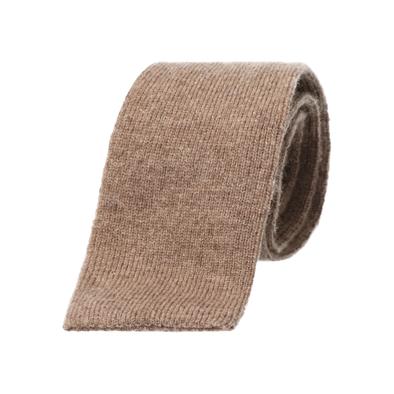 Camel cashmere tie ROSI