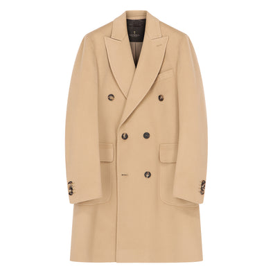 Beige double-breasted coat LENOCI
