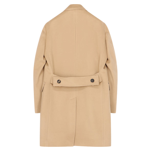 Beige double-breasted coat LENOCI