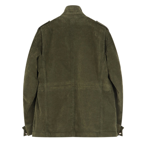 Green cotton "saharan" sport jacket SANTANIELLO