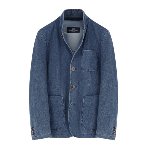 Blue denim sport jacket SCHNEIDERS